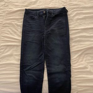 American Eagle High Wasted dark wash jeggings